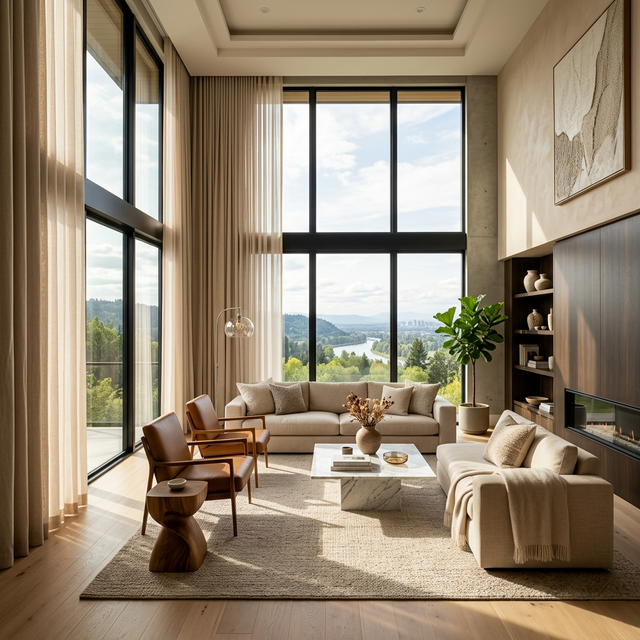 Güler Perde showroom içi